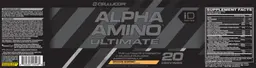 Label for Alpha Amino Ultimate Orange Sherbet