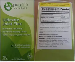 Label for Ultimate Joint Flex