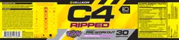 Label for C4 Ripped Berry Brainiacs