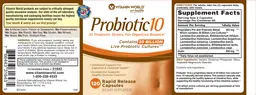 Label for Probiotic 10