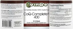 Label for CoQ-Complete 400