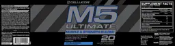 Label for M5 Ultimate Icy Blue Razz