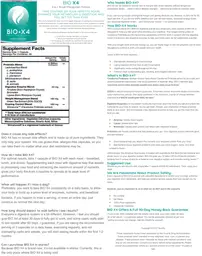 Label for BIO-X4