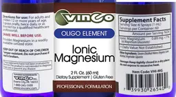 Label for Ionic Magnesium