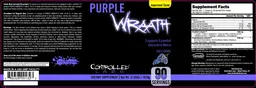 Label for Purple Wraath Juicy Grape