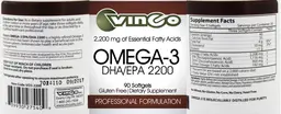 Label for Omega-3 DHA/EPA 2200