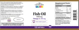 Label for Fish Oil 1000 mg