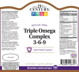 Label for Triple Omega Complex 3-6-9