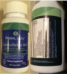 Label for CardioRelax AO