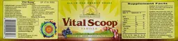 Label for Vital Scoop Vanilla