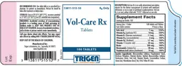 Label for Vol-Care Rx