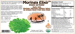 Label for Moringa Elixir