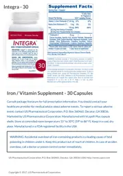 Label for Integra