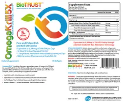 Label for OmegaKrill 5X