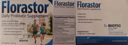 Label for Florastor
