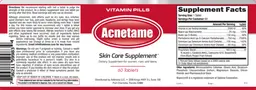 Label for Acnetame
