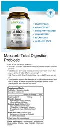 Label for Total Digestion Probiotic
