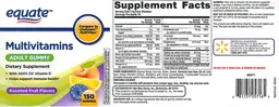 Label for Multivitamins Adult Gummy