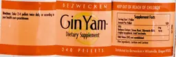 Label for Gin Yam