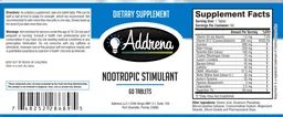 Label for Nootropic Stimulant