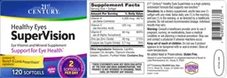 Label for Healthy Eyes SuperVision