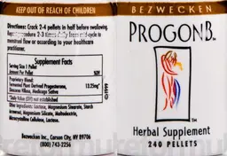 Label for ProgonB