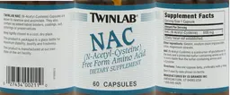 Label for NAC (N-Acetyl-Cysteine)