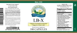 Label for LB-X