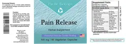 Label for Pain Release