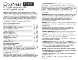 Label for CitraNatal Assure 300 mg DHA Soft Gel