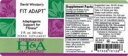 Label for David Winston's Fit Adapt