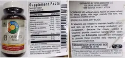 Label for B Complex 50 mg