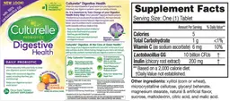 Label for Daily Probiotic Orange Chewables