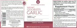 Label for Odorless Garlic