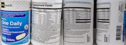 Label for Men's One Daily