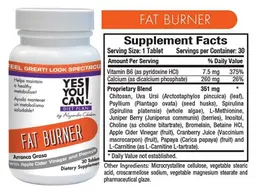 Label for Fat Burner