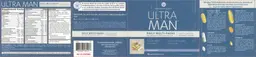 Label for Ultra Man Daily Multi-Packs