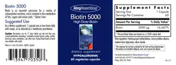 Label for Biotin 5000