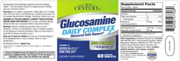 Label for Glucosamine Daily Complex