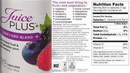Label for Vineyard Blend +