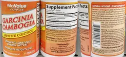 Label for Garcinia Cambogia