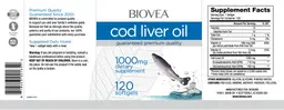 Label for Cod Liver Oil 1000 mg