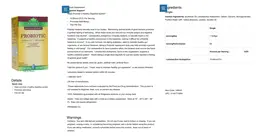 Label for Probiotic 10 Billion CFU