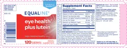 Label for Eye Health plus Lutein