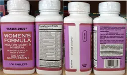 Label for Women's Formula