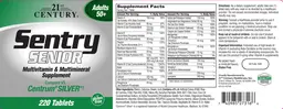 Label for Sentry Senior