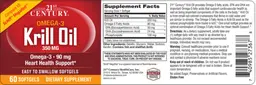 Label for Krill Oil 350 mg