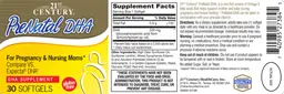 Label for PreNatal DHA