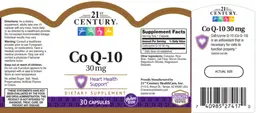 Label for Co Q-10 30 mg