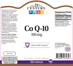 Label for Co Q-10 100 mg